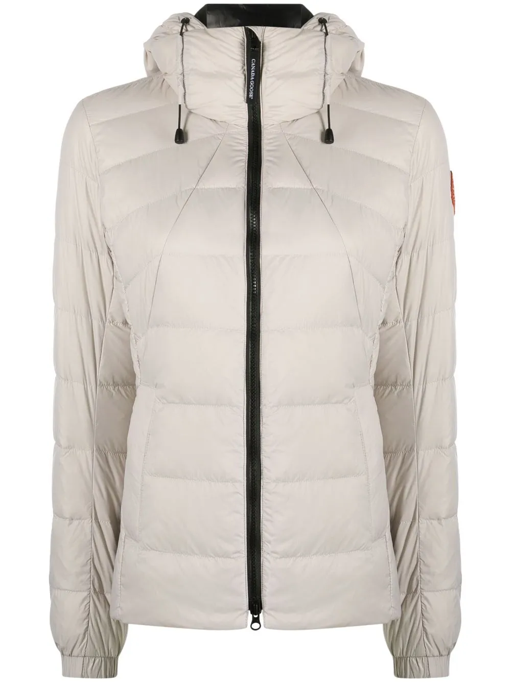 

Пуховик с нашивкой-логотипом Canada Goose, розовый