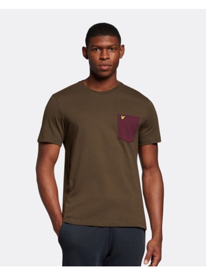 

Футболка Lyle & Scott Tshirt, цвет kaki