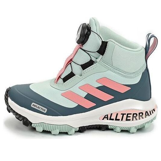 

Кроссовки fortarun boa atr k розовые детские Adidas, зеленый