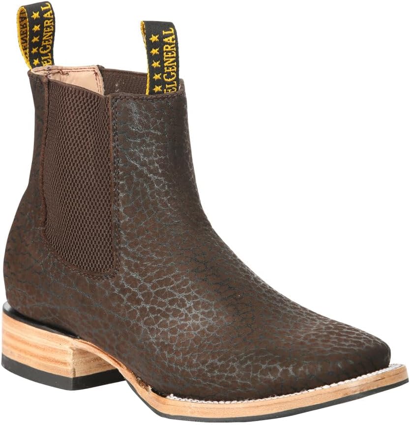 

Мужские ботинки до щиколотки - кожа бычьей шеи Moka El General 45341 Generic, Multicolor