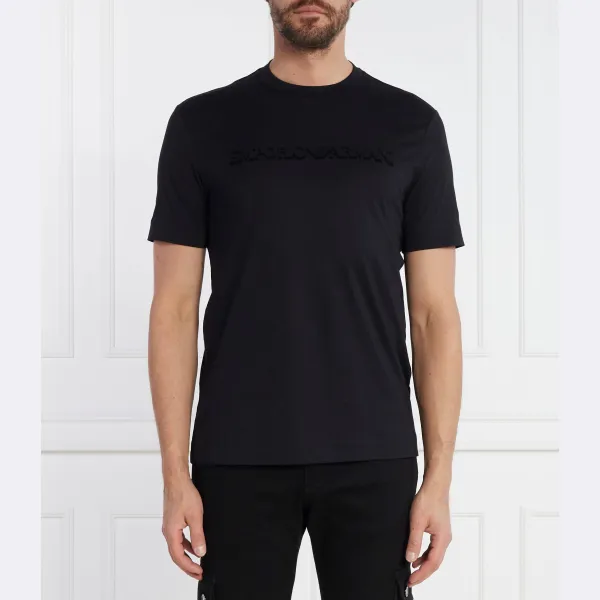 

Футболка стандартного кроя Emporio Armani, черный