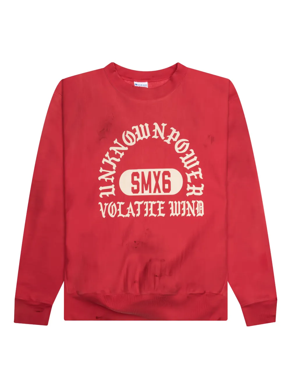 

Неизвестная толстовка PWR с круглым вырезом SAINT MXXXXXX, красный