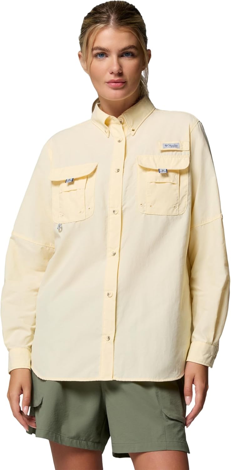 

Женская рубашка Columbia Bahama II с длинным рукавом, Lemon Wash