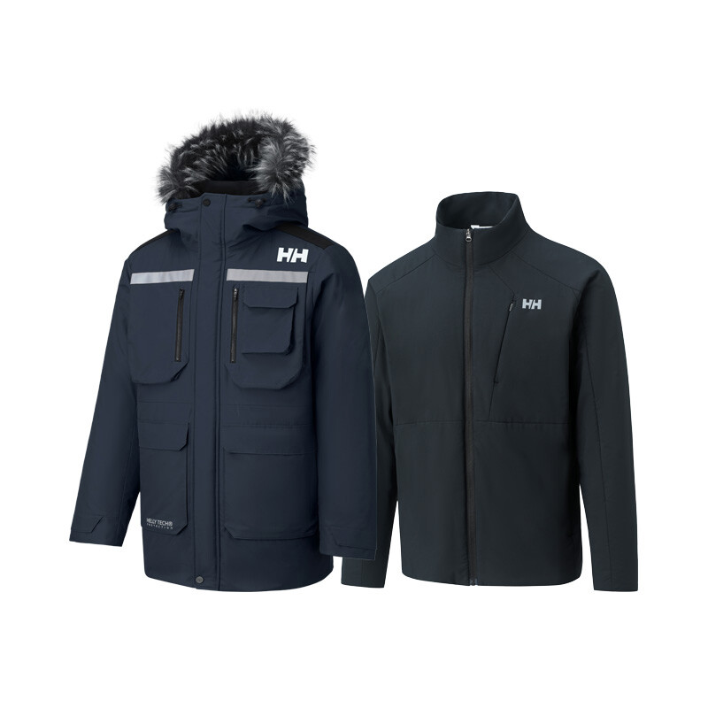 

Пуховик унисекс Helly Hansen, коричневый