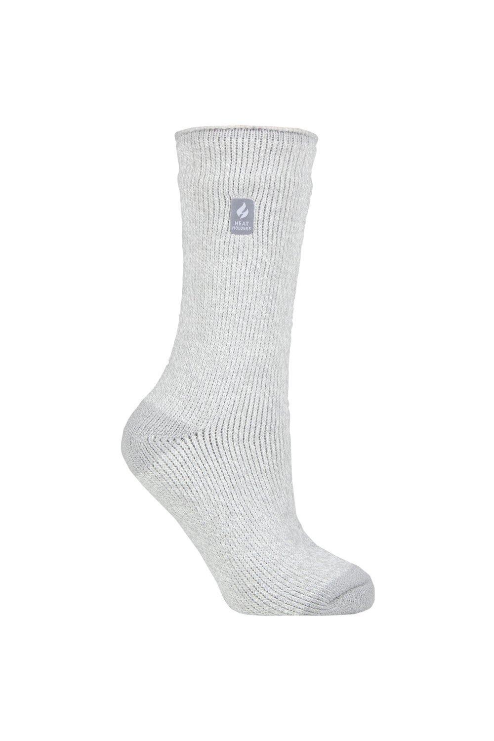 

1 пара носков 1.6 TOG Lite с рисунком и полосками SOCKSHOP Heat Holders, серебро