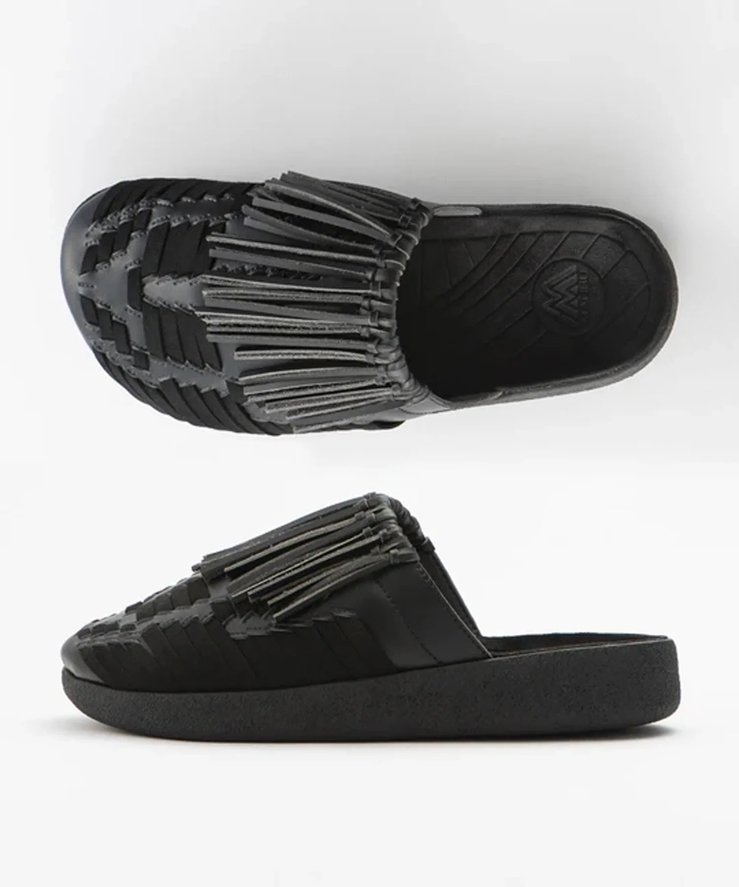 Мужские/женские сандалии MALIBU SANDALS THUNDERBIRD THATCH MULE чёрные