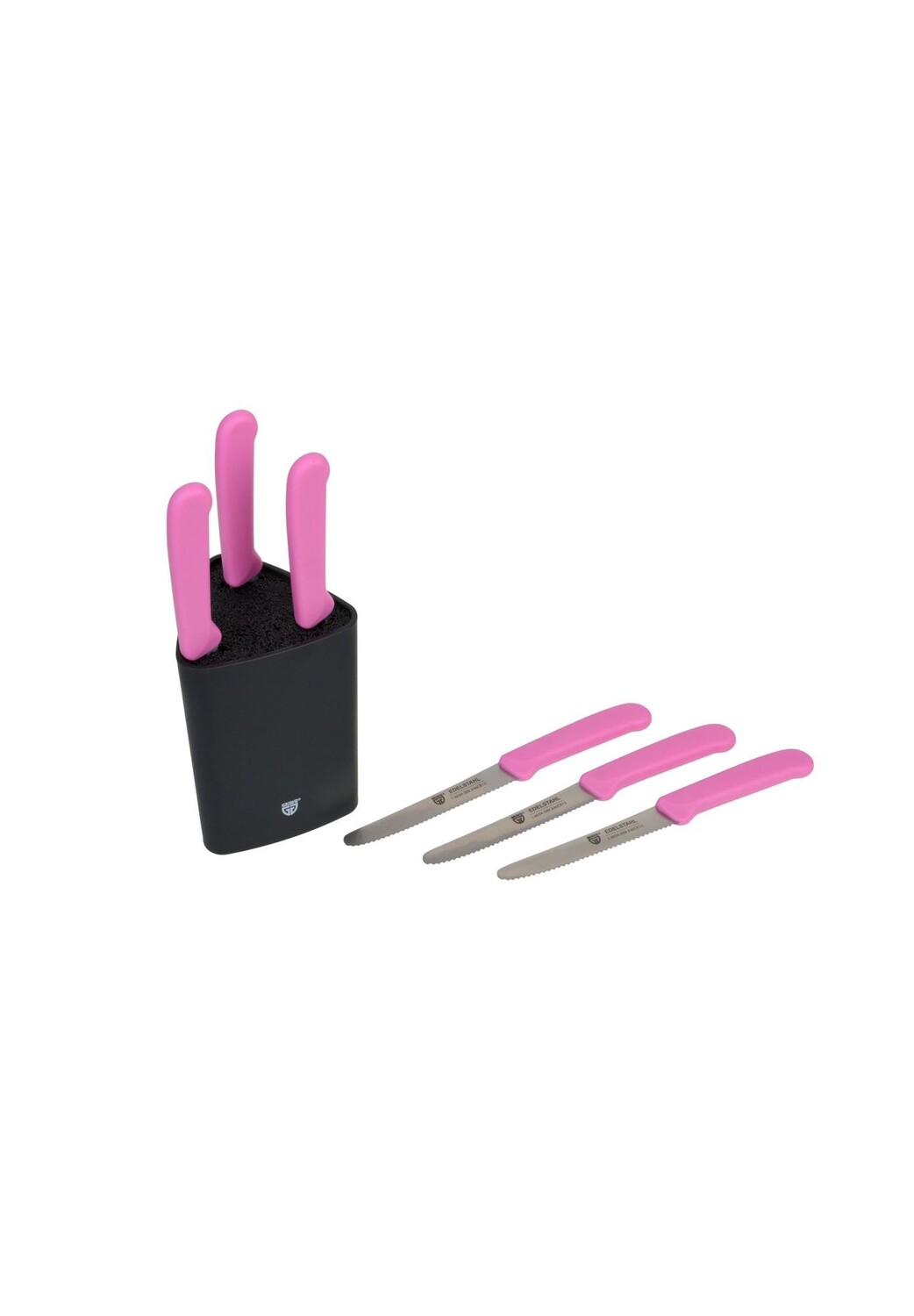 

Универсальный ножевой блок с хлебными ножами Gräwe, pink