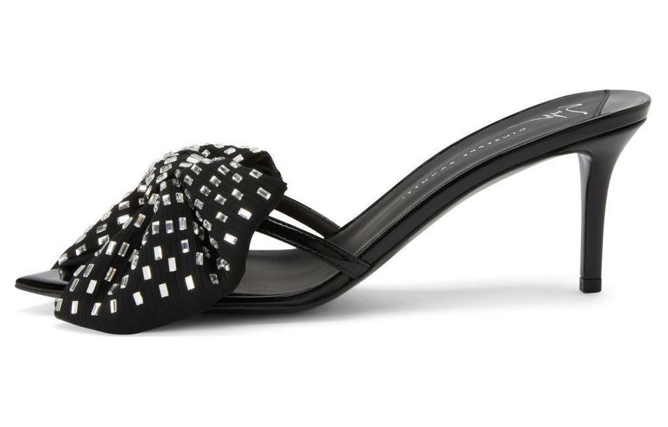 Сандалии Intriigo Alexandrine, 70 мм, женские Giuseppe Zanotti, Black