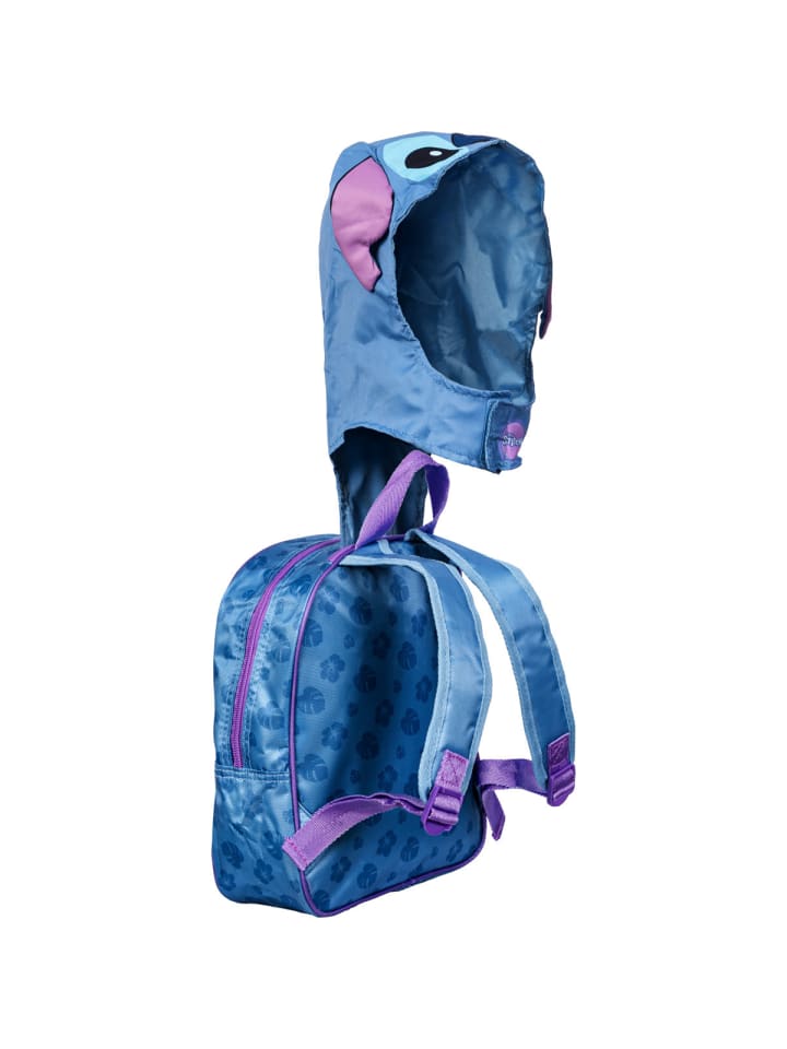 

Disney Рюкзак с капюшоном в виде лемура из мультфильма «Лило и Стич», синий