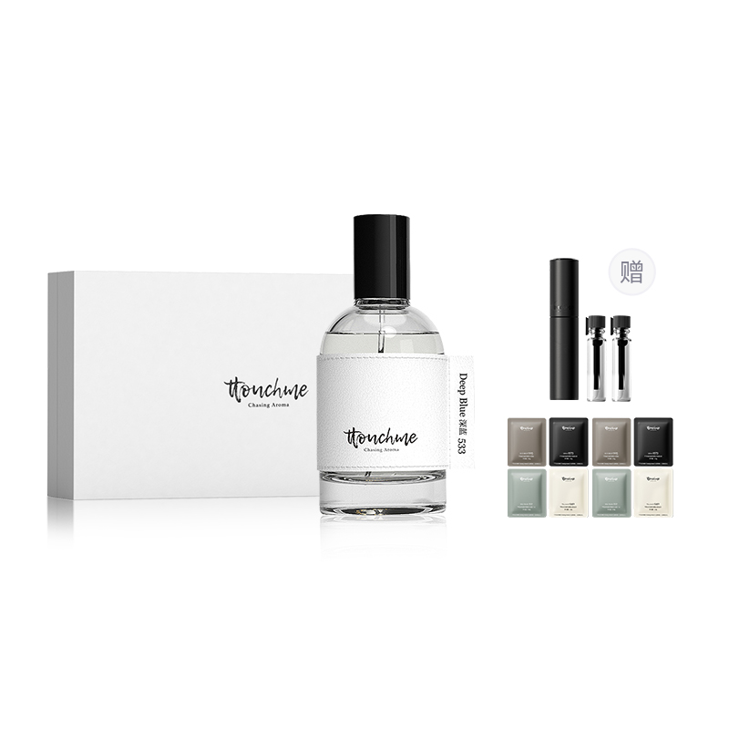 533 Wooden Intelligence Oriented Love Fragrance Niche Box Fougere Eau De Toilette TTOUCHME, 533 темно-синий gift box set[shopping bag greeting card] — фото 4