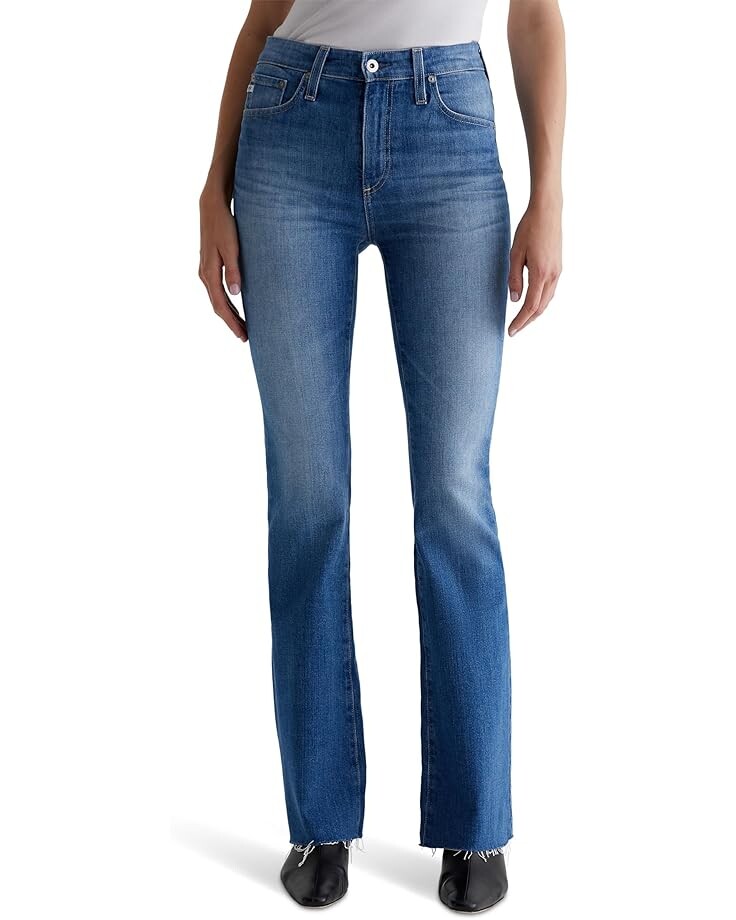

Джинсы AG Jeans Farrah Mid Rise Bootcut Jeans in Runway, цвет Runway
