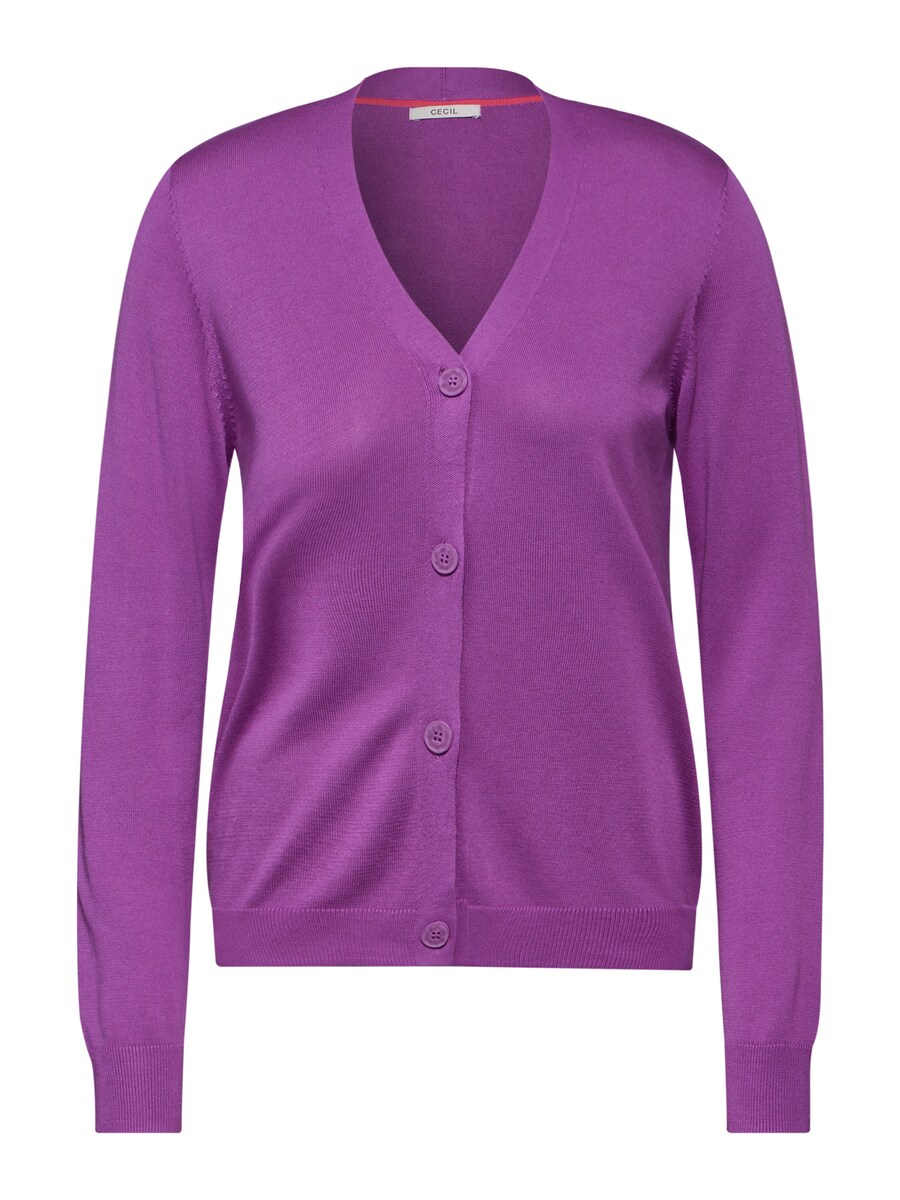 

Вязаный кардиган CECIL Knit Cardigan, цвет neon purple