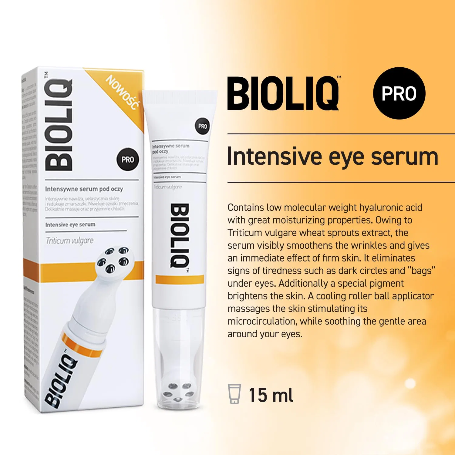 Интенсивная сыворотка для глаз BIOLIQ Pro с коллагеном и гиалуроновой кислотой Bioliq — фото 3