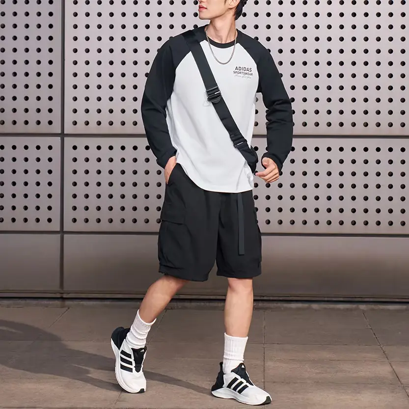 Adidas Футболка SS25 Unisex White/Black — фото 4