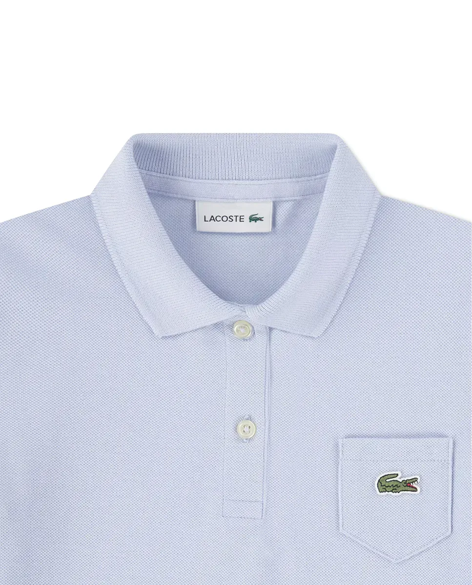 Платье из пике Lacoste, синий — фото 3