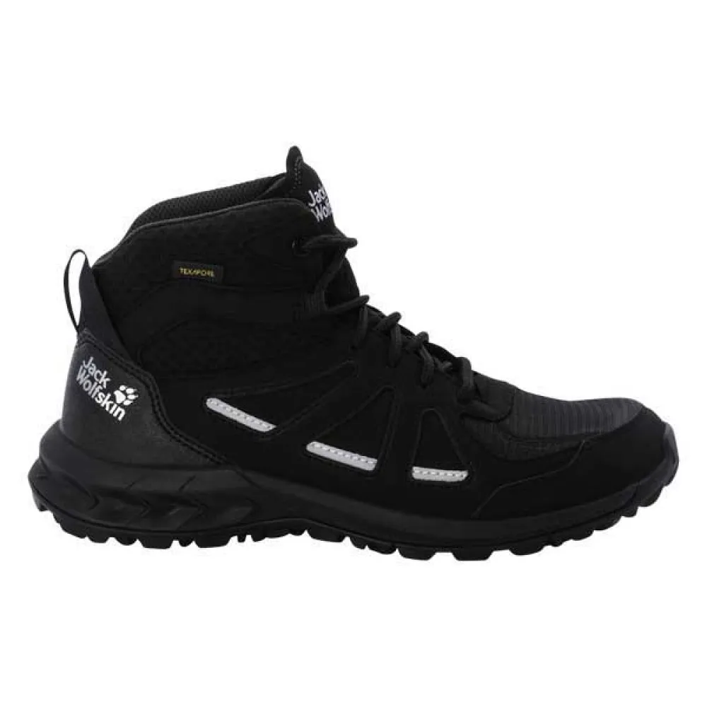 

Треккинговые ботинки Jack Wolfskin Woodland 2 Texapore Mid, черный