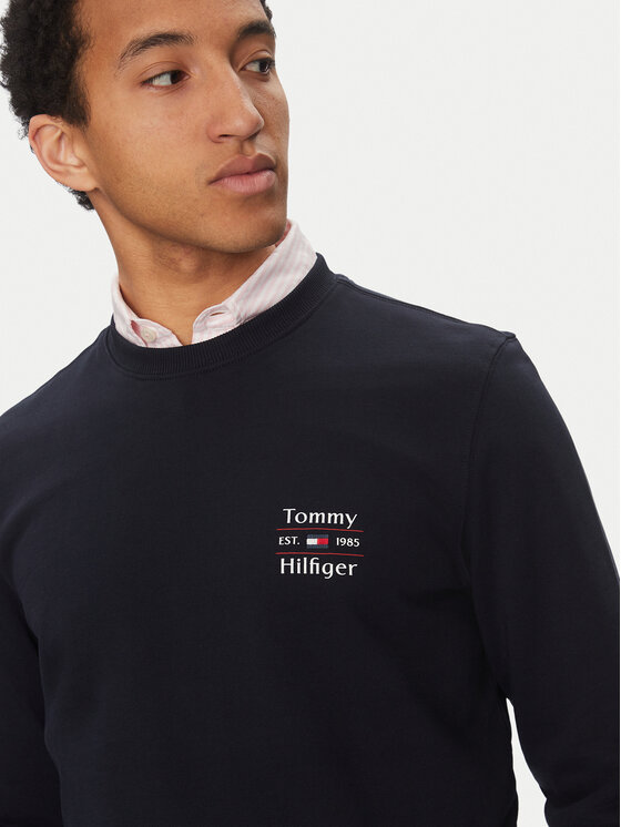 Толстовка обычного кроя Stack MW0MW38673 Tommy Hilfiger, синий — фото 4