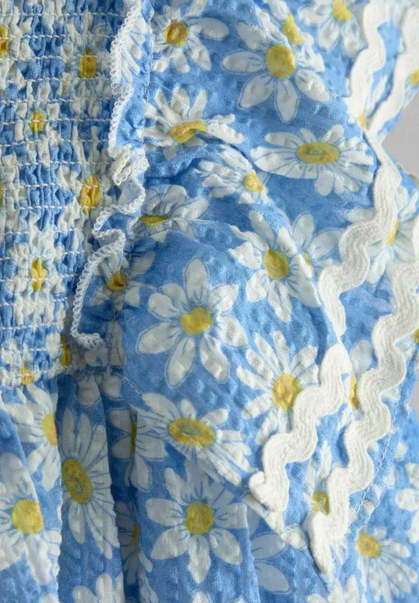 Повседневное платье стандартного кроя Jojo Maman Bébé, Blue — фото 3