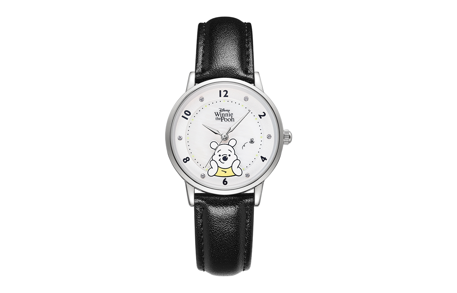 

Disney Часы Winnie The Pooh Series Quartz Movement Leather Watch Bands Watch Unisex White Dial