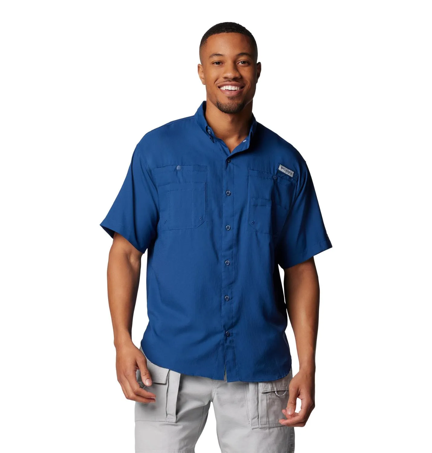 

Мужская рубашка PFG Tamiami II Columbia, Carbon