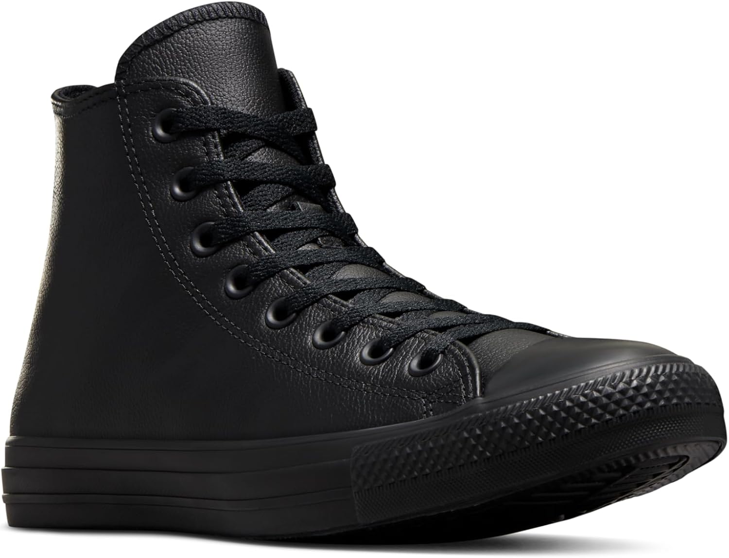 Кроссовки Converse Unisex Adult Chuck Taylor All Star с высоким кожаным верхом, черный — фото 3