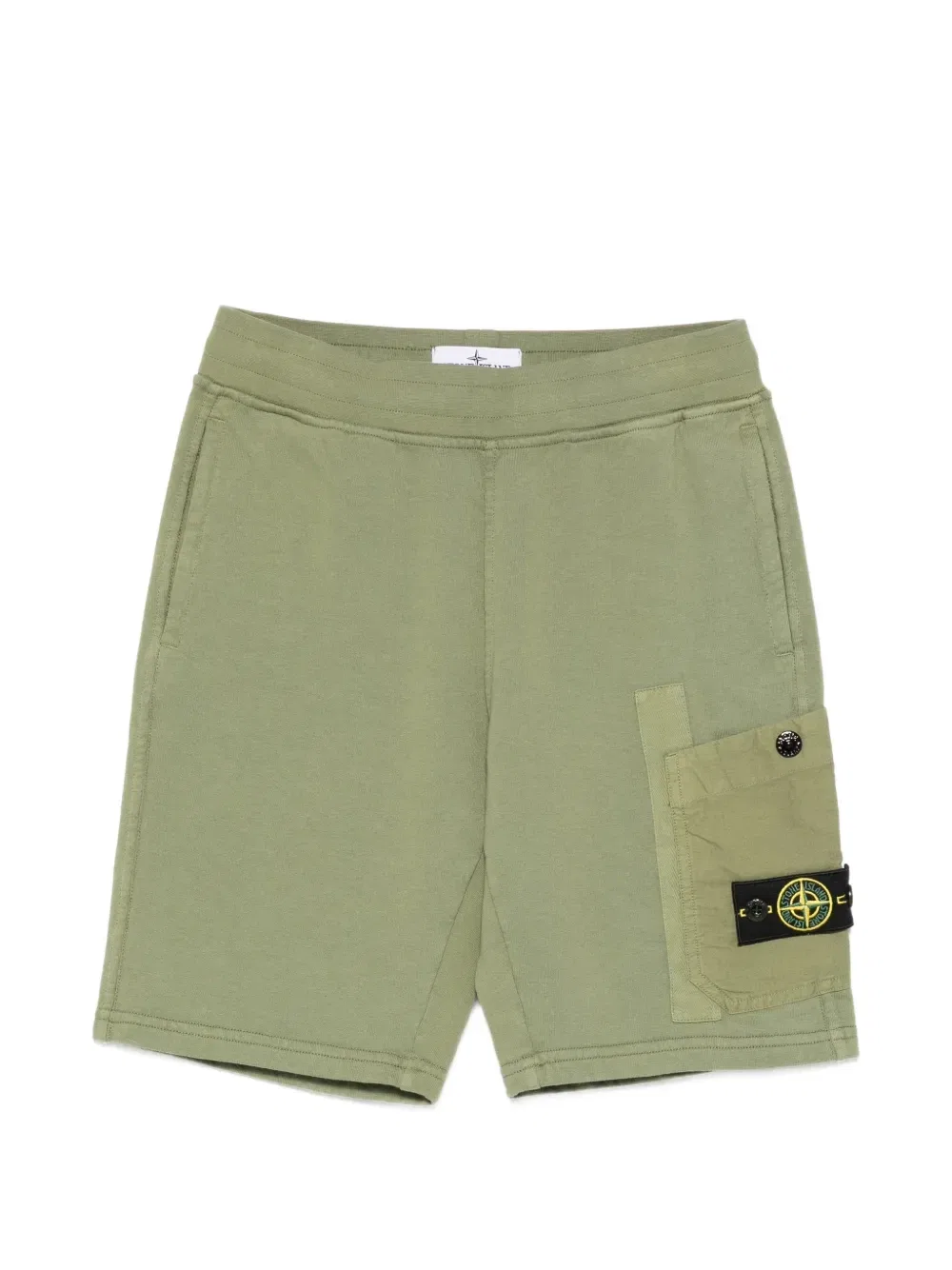 Шорты Stone Island Junior, зеленый