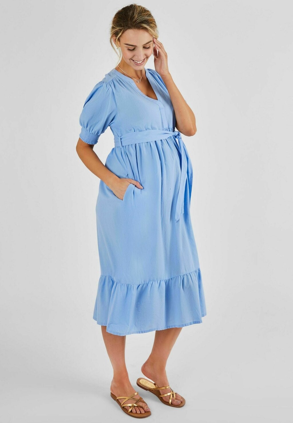 

Дневное платье BLEND MATERNITY MIDI REGULAR FIT JoJo Maman Bébé, синий