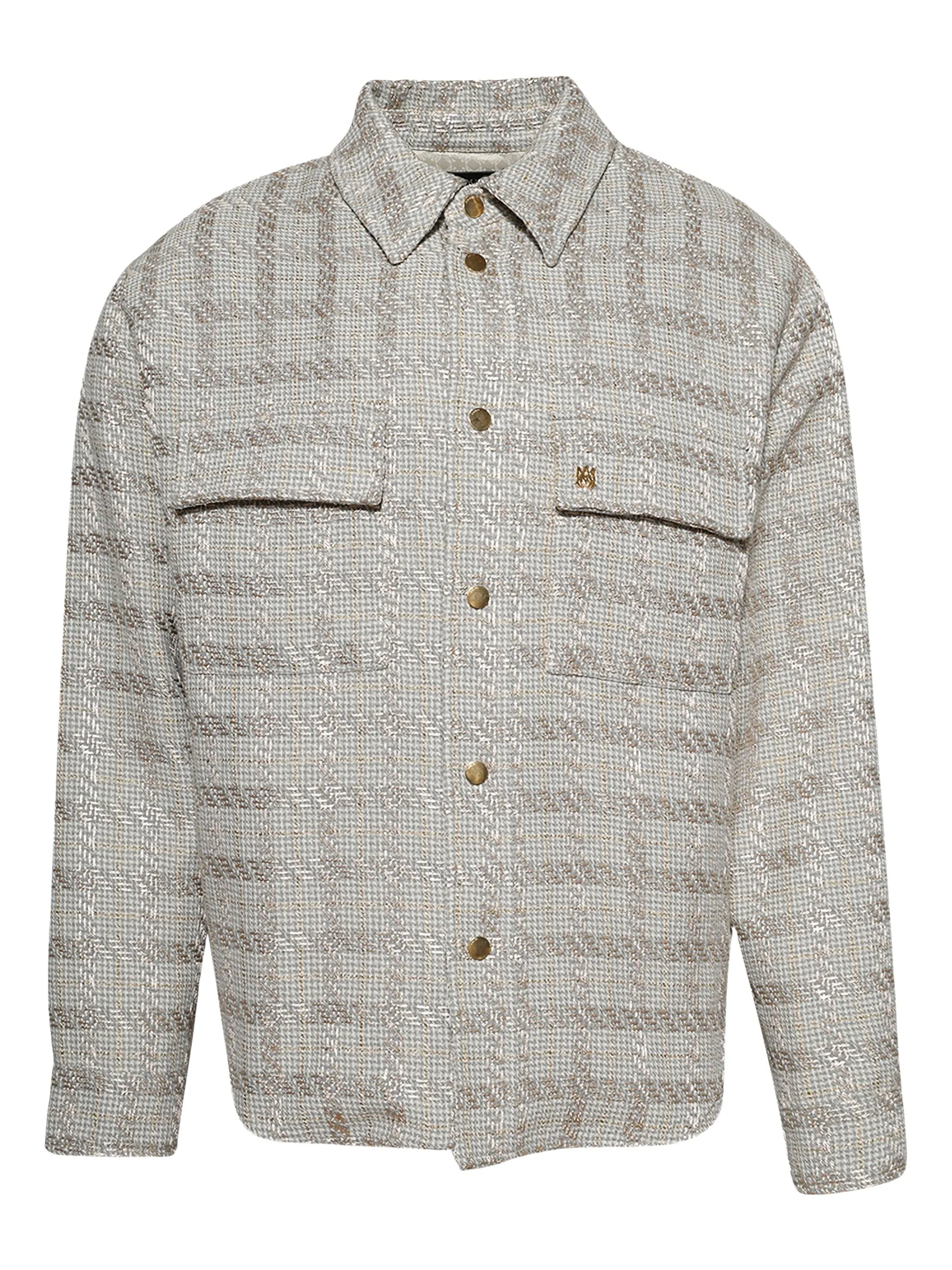 

Рубашка из ткани букле Amiri, бежевый