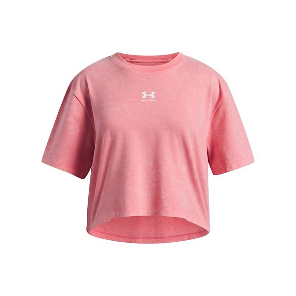 

Футболка с коротким рукавом Rival для девочек 7-18 лет Under Armour, Bittersweet Pink