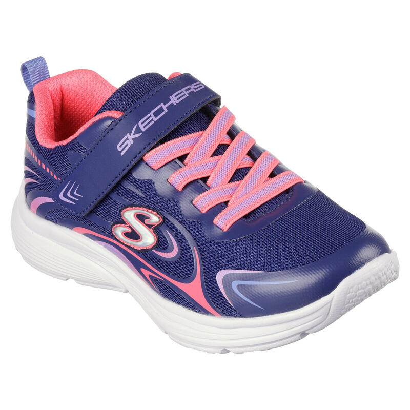 

Детские кроссовки WAVY LITES EUREKA SHINE Темно-синие SKECHERS, цвет blau