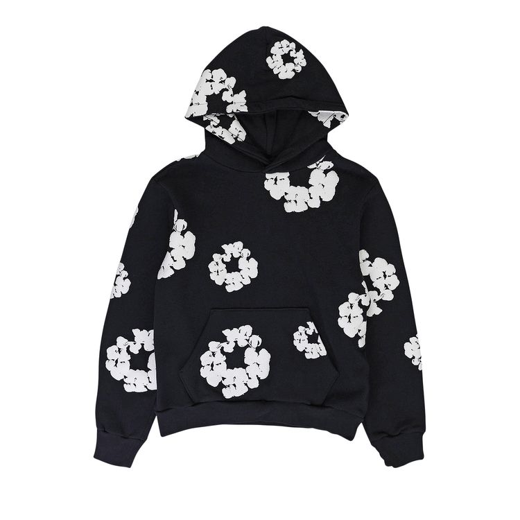 

Худи Denim Tears Wreath Hoodie 'Black', черный