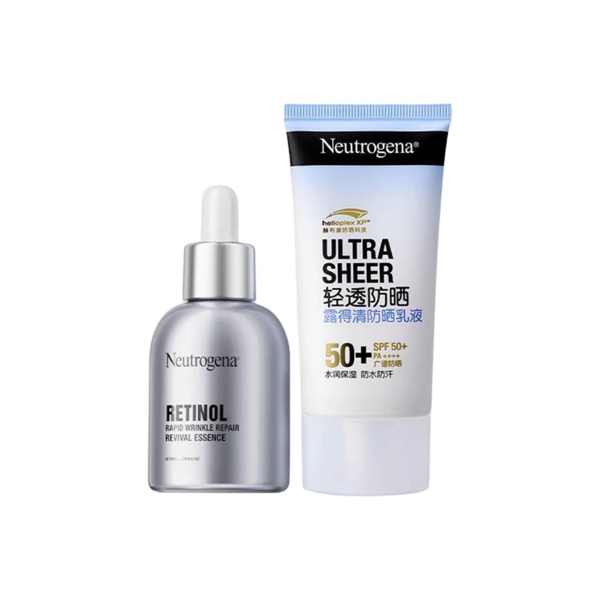 

Ludeqing увлажняющий восстанавливающий набор для ухода за кожей успокаивающий гидратирующий 30мл+30мл Neutrogena