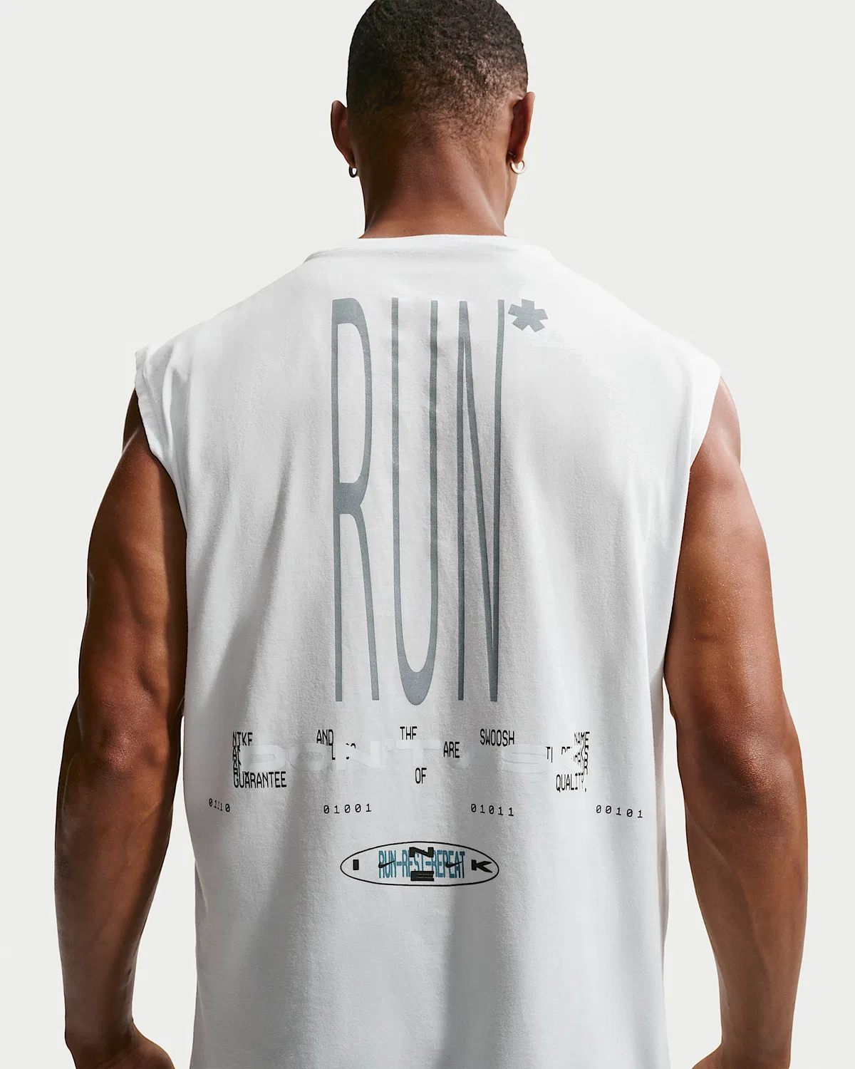 Мужская свободная безрукавка для бега Nike, Off White — фото 2