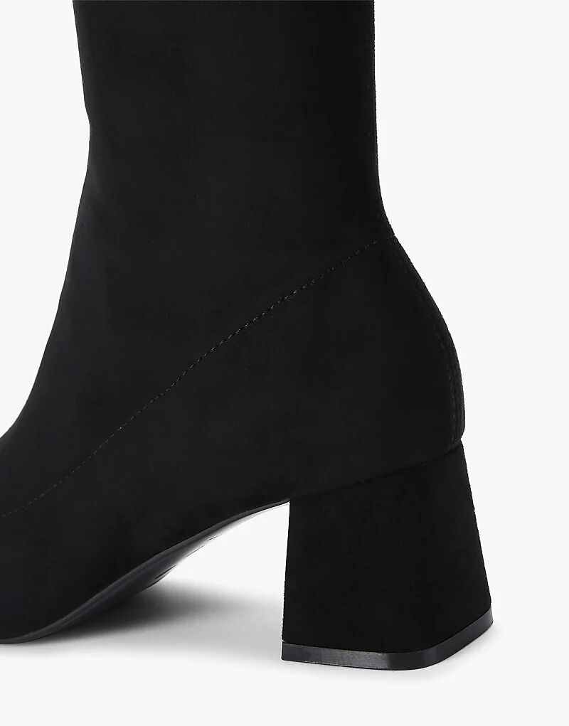Сапоги выше колена KG Kurt Geiger Storm otk черного цвета — фото 3