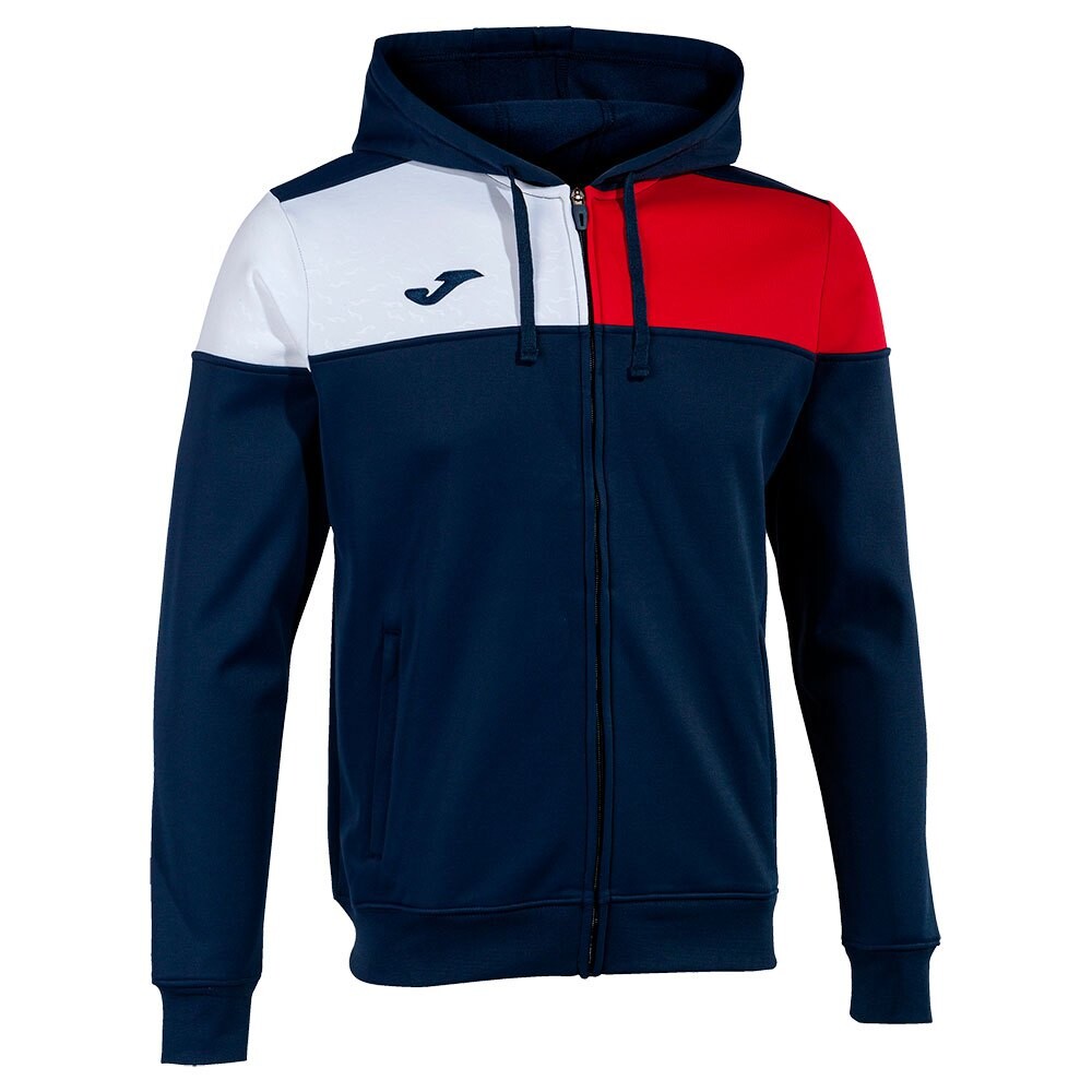 

Толстовка Joma Crew V Full Zip, синий