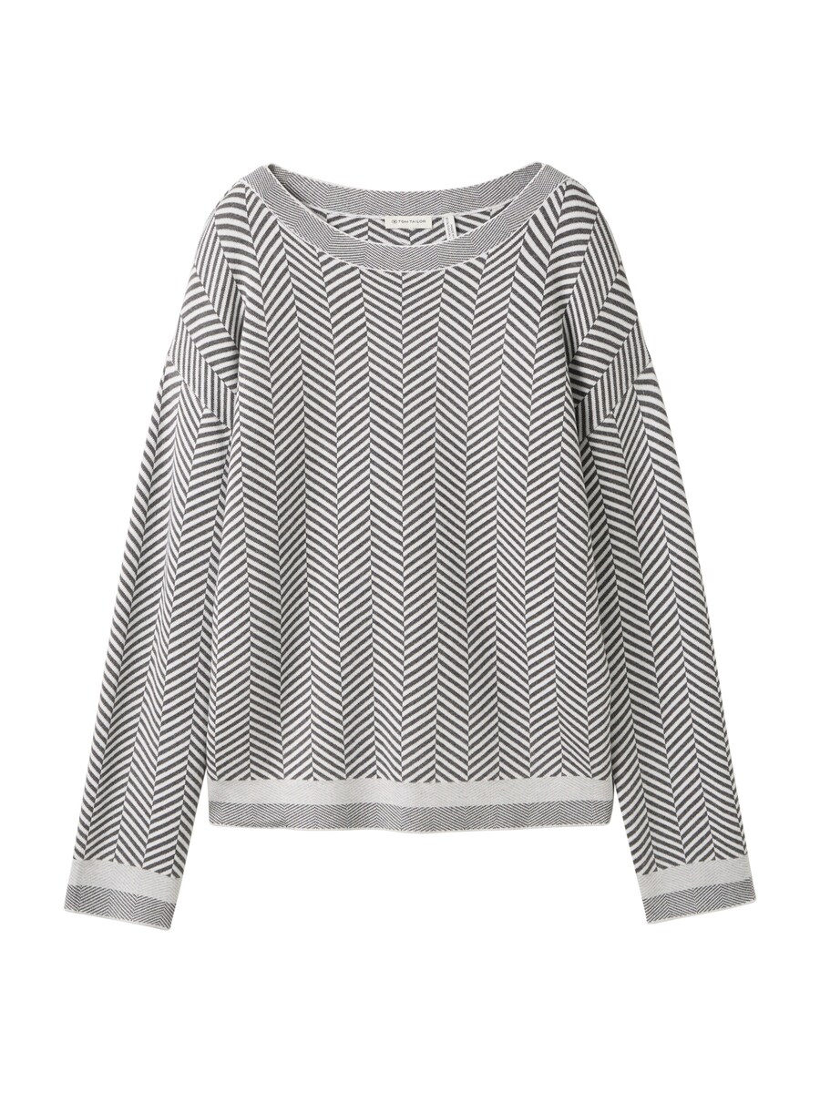 

Тонкий вязаный свитер TOM TAILOR Sweater, антрацит