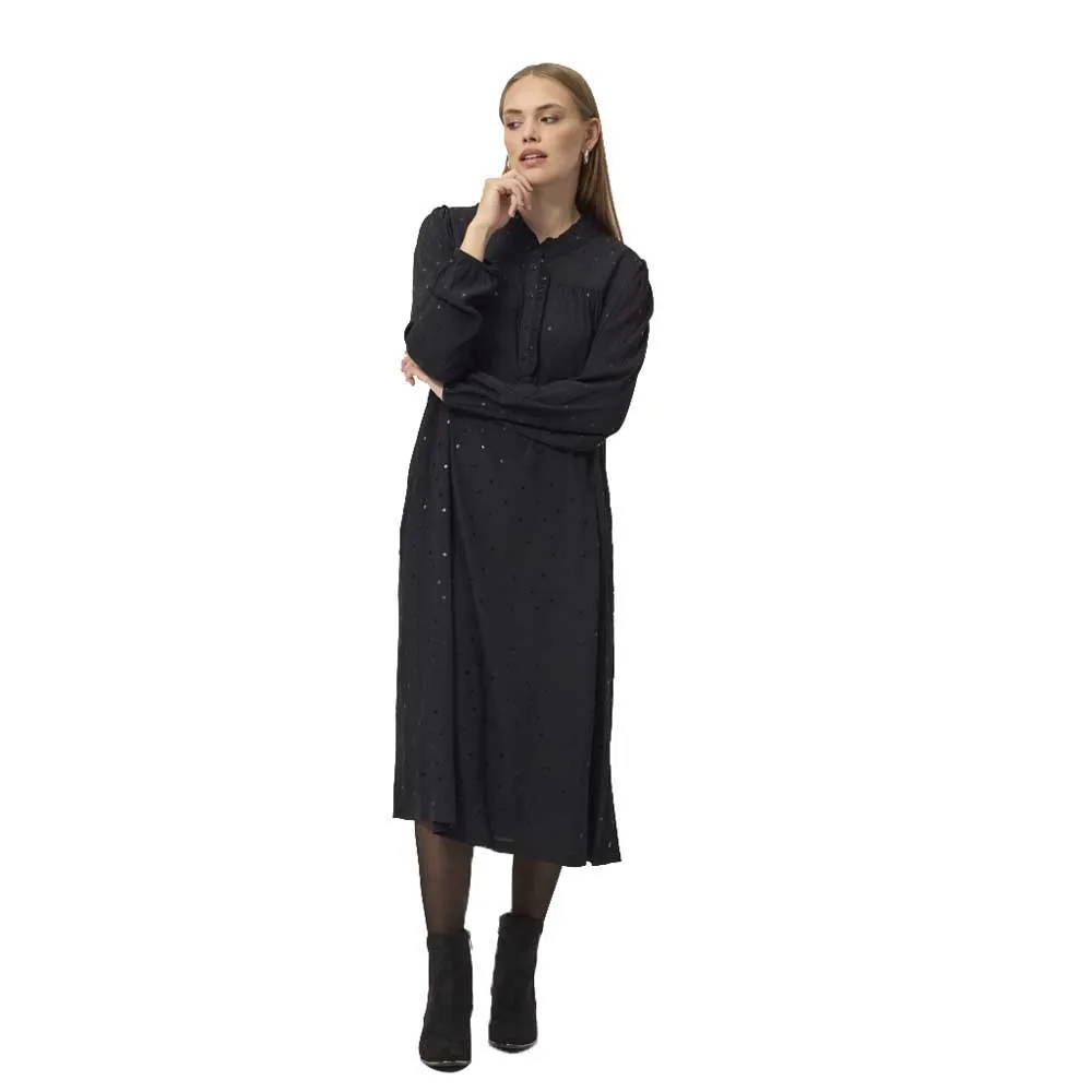 

Платье Redgreen Dorit long sleeve midi, черный