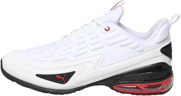 Кроссовки PUMA Adult Meza, 2-White Black For All Time Red — фото 2