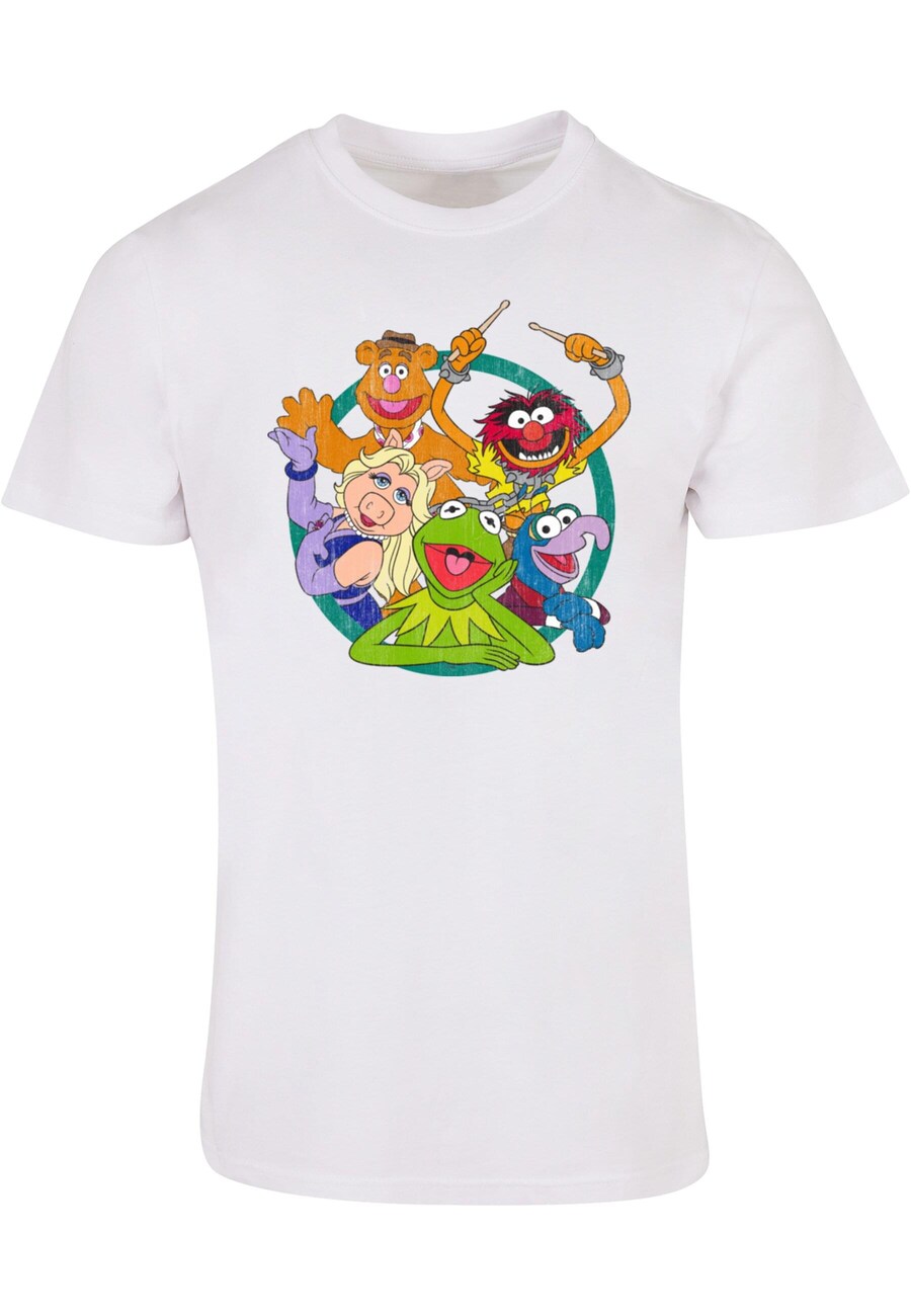 

Классическая футболка ABSOLUTE CULT Shirt Muppets - Group Circle, белый