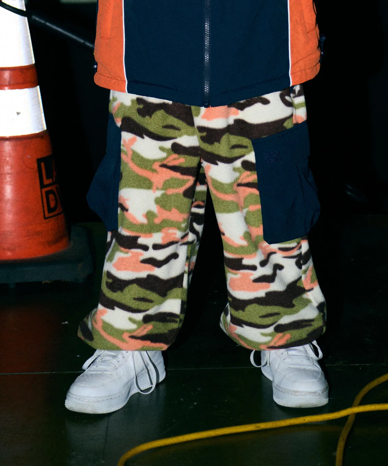 Детские флисовые брюки Camo цвета хаки от Brownbreath Kids