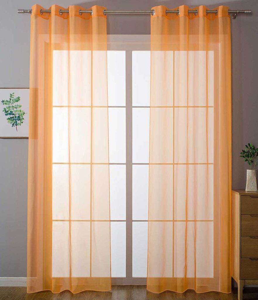 

Комплект из 2 штор плотные - бежевый - 135x240 см - Atmosphera créateur d'interieur Astek, оранжевый