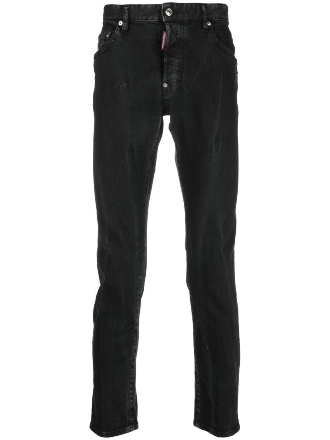 

DSQUARED2 прямые джинсы узкого кроя, черный