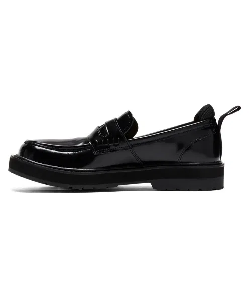 Унисекс кожаные лоферы ONITSUKA TIGER TIGER LOAFER чёрные — фото 3