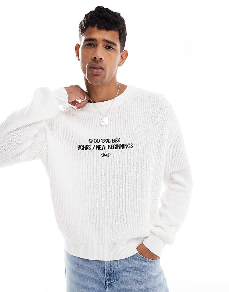

Bershka – HGHRS – Толстовка Weiß
