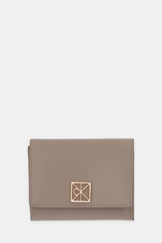 

Кожаный кошелек Calvin Klein, бежевый