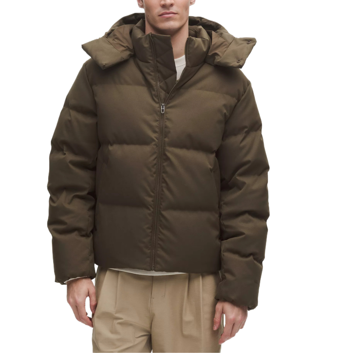 

Пуховики и куртки мужские Lululemon, оливковый коричневый