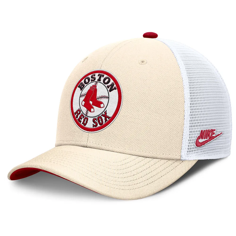 

Бейсболка Nike MLB Dri-Fit Rise Structured Boston Red Sox, бежевый