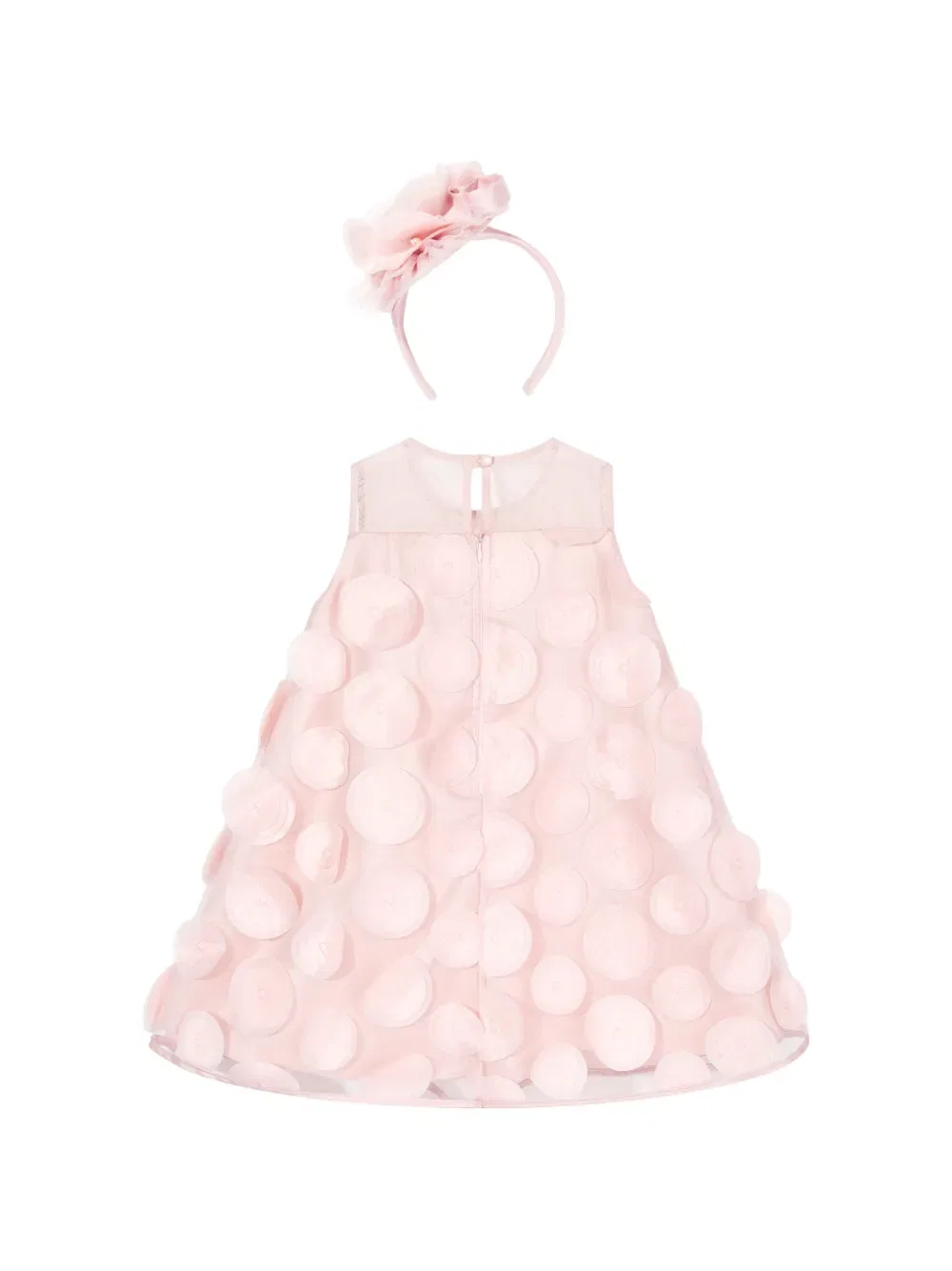 Комплект из платья и повязки на голову Dress & Fleur, розовый — фото 2