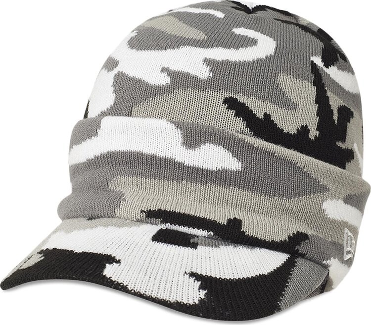 

Шапка Palace New Era Peak 'Grey Camo', серый
