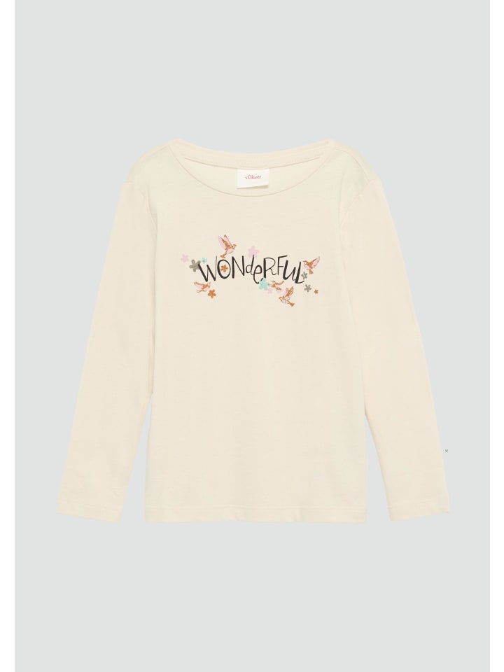 

Футболка s.Oliver T-Shirt langarm, бежевый